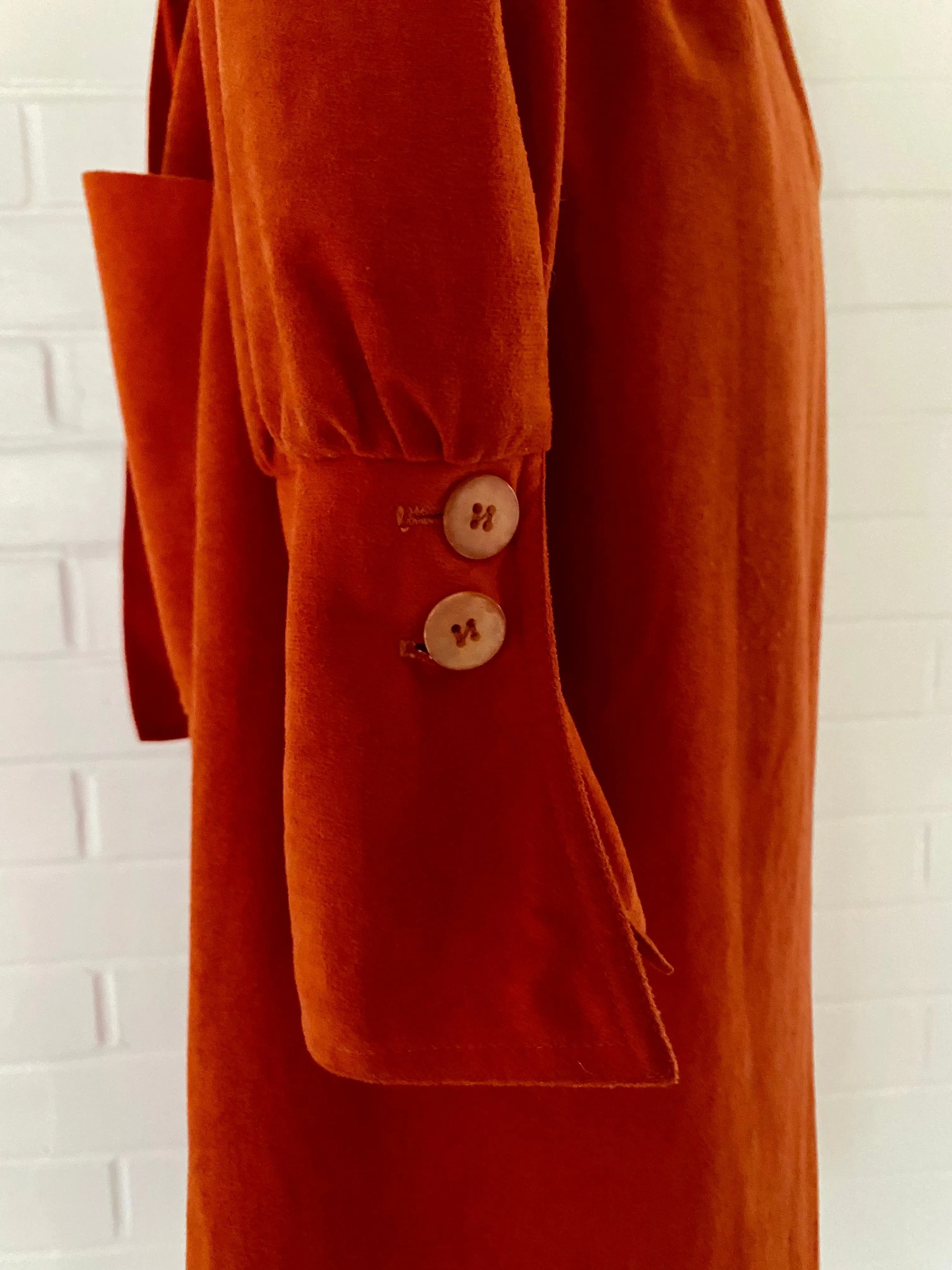 1970s Edith Flagg Trench Dress