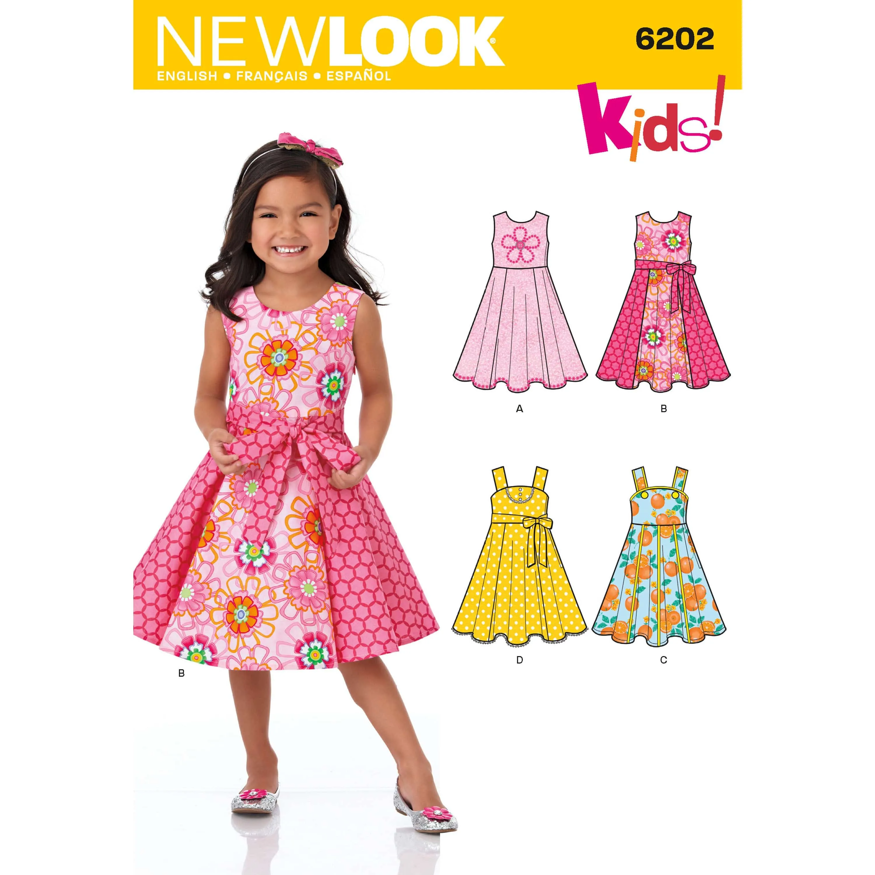 6202 Child's Dress and Sash