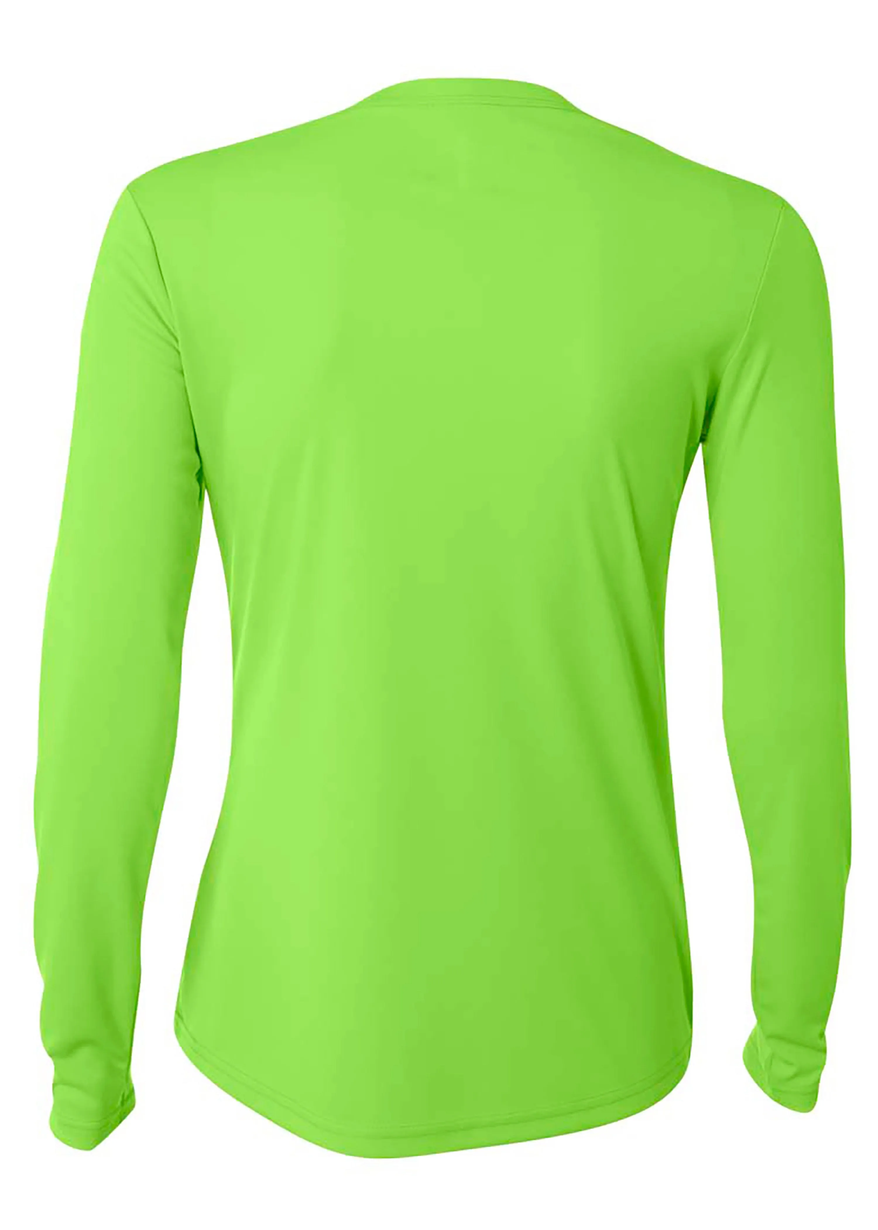 A4 Womens Long Sleeve Cooling Performance Crew