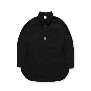 ADD Folded Placket Shirt Black