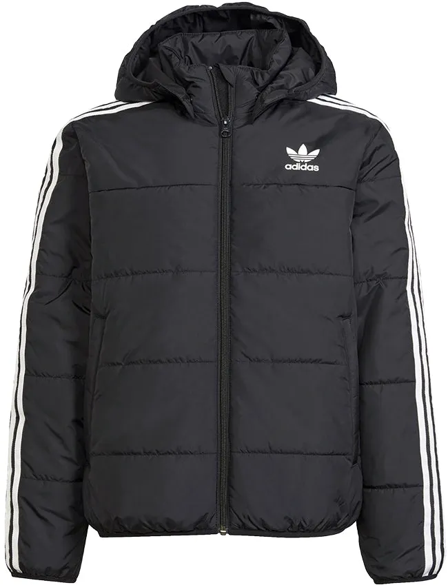 Adidas Originals Juniors Padded Jacket Black White