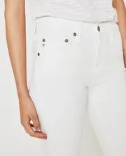 AG Denim Ex-Boyfriend Slim in White