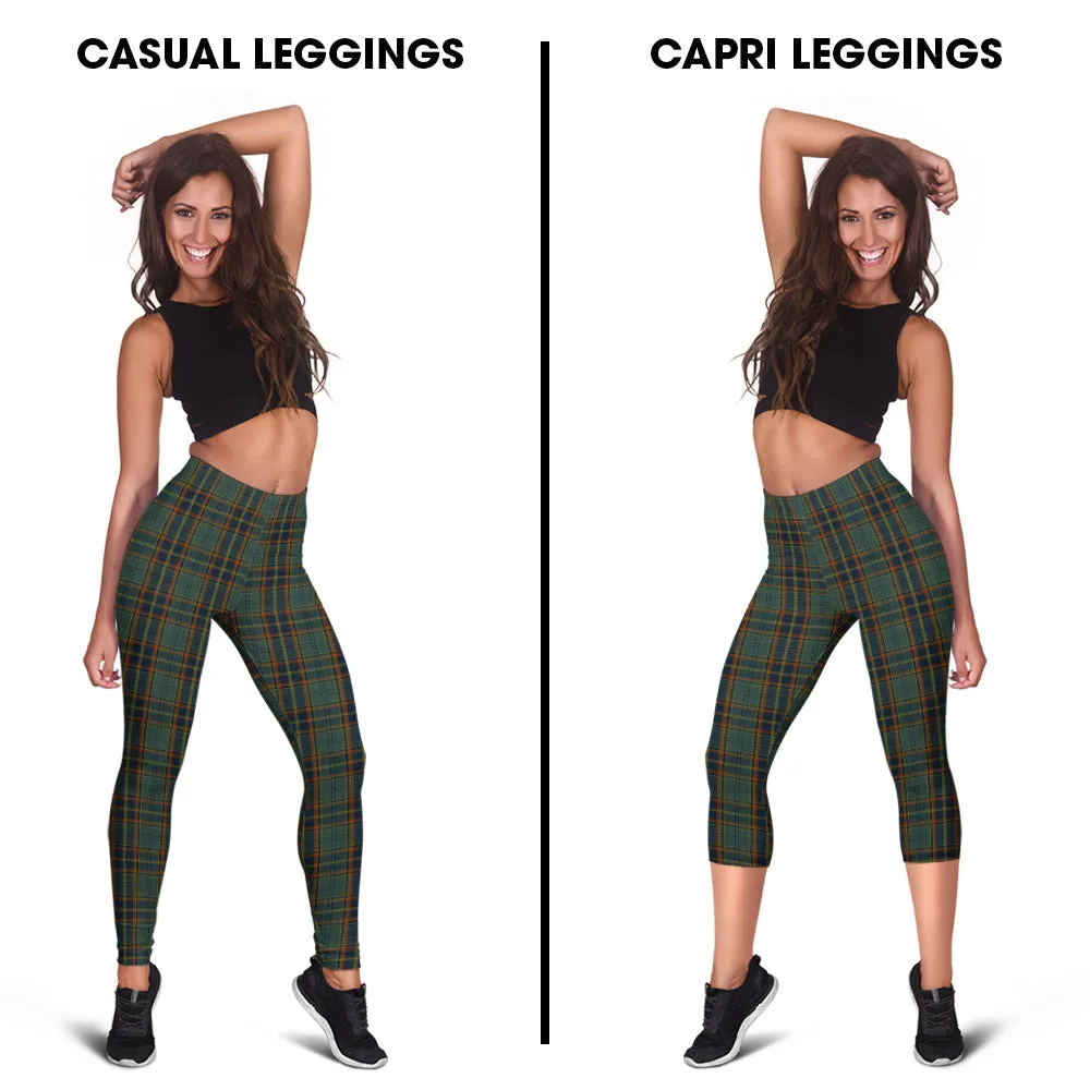 Antrim County Ireland Tartan Womens Leggings