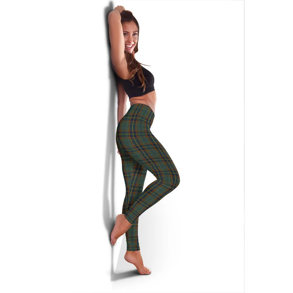 Antrim County Ireland Tartan Womens Leggings