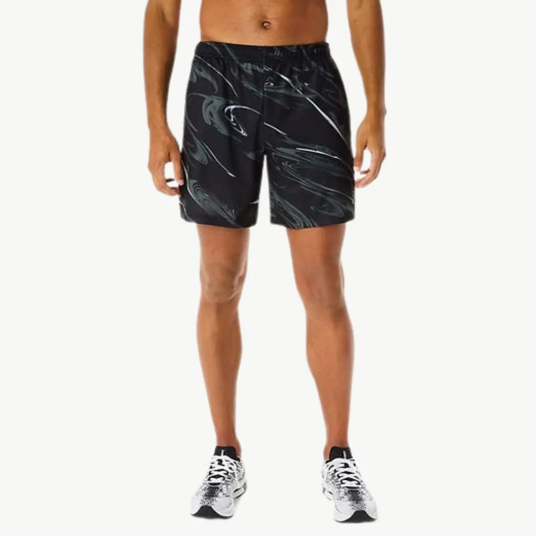 asics Suminagashi Motif Print 7 Inches Men's Shorts