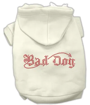 Bad Dog Rhinestone Hoodies Cream S (10)