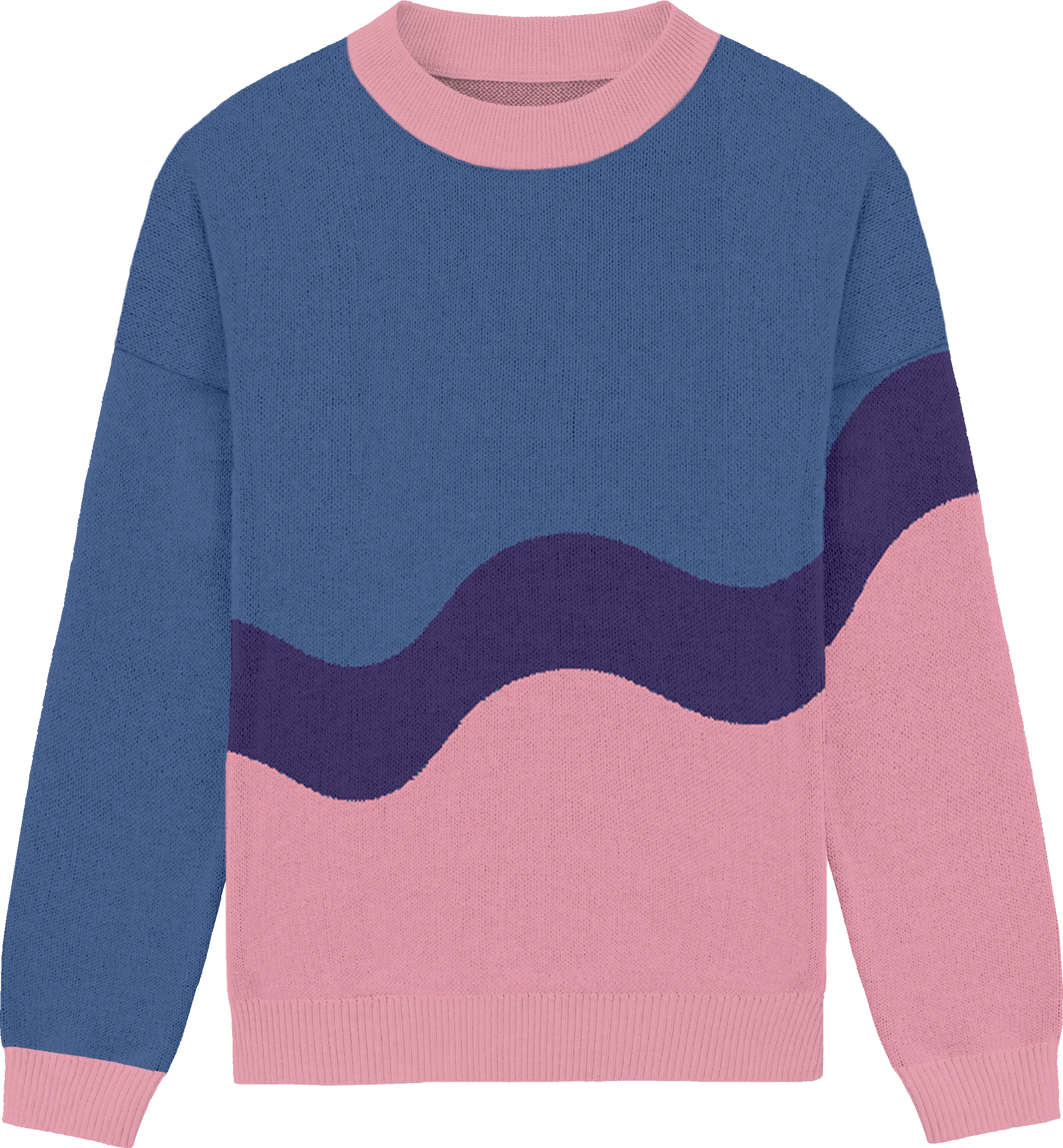 Bisexual Squiggle Knit Crewneck