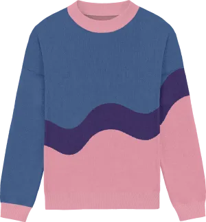 Bisexual Squiggle Knit Crewneck