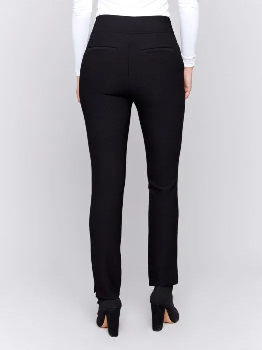 Crepe Slim Fit Dress Pants