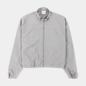 Cropped Windbreaker Womens Jacket (Grey)