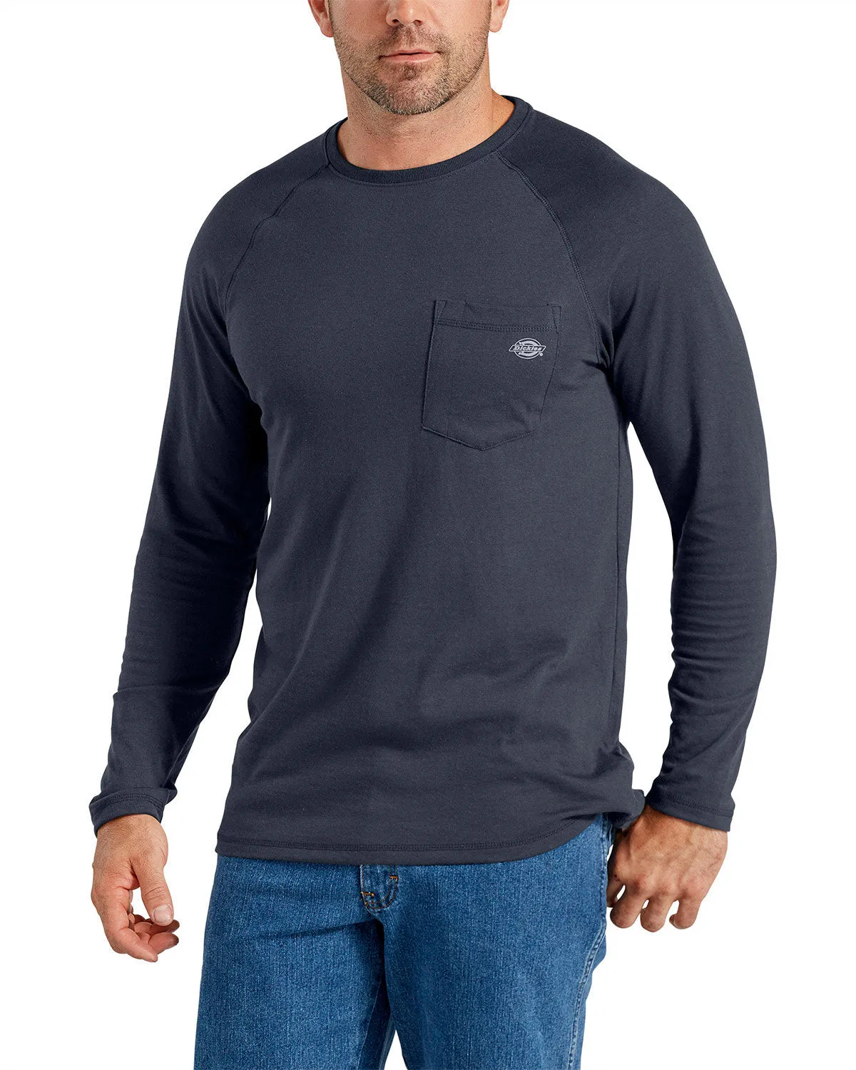 Dickies Men's Tall Temp-iQ Performance Cooling Long Sleeve Pocket T-Shirt