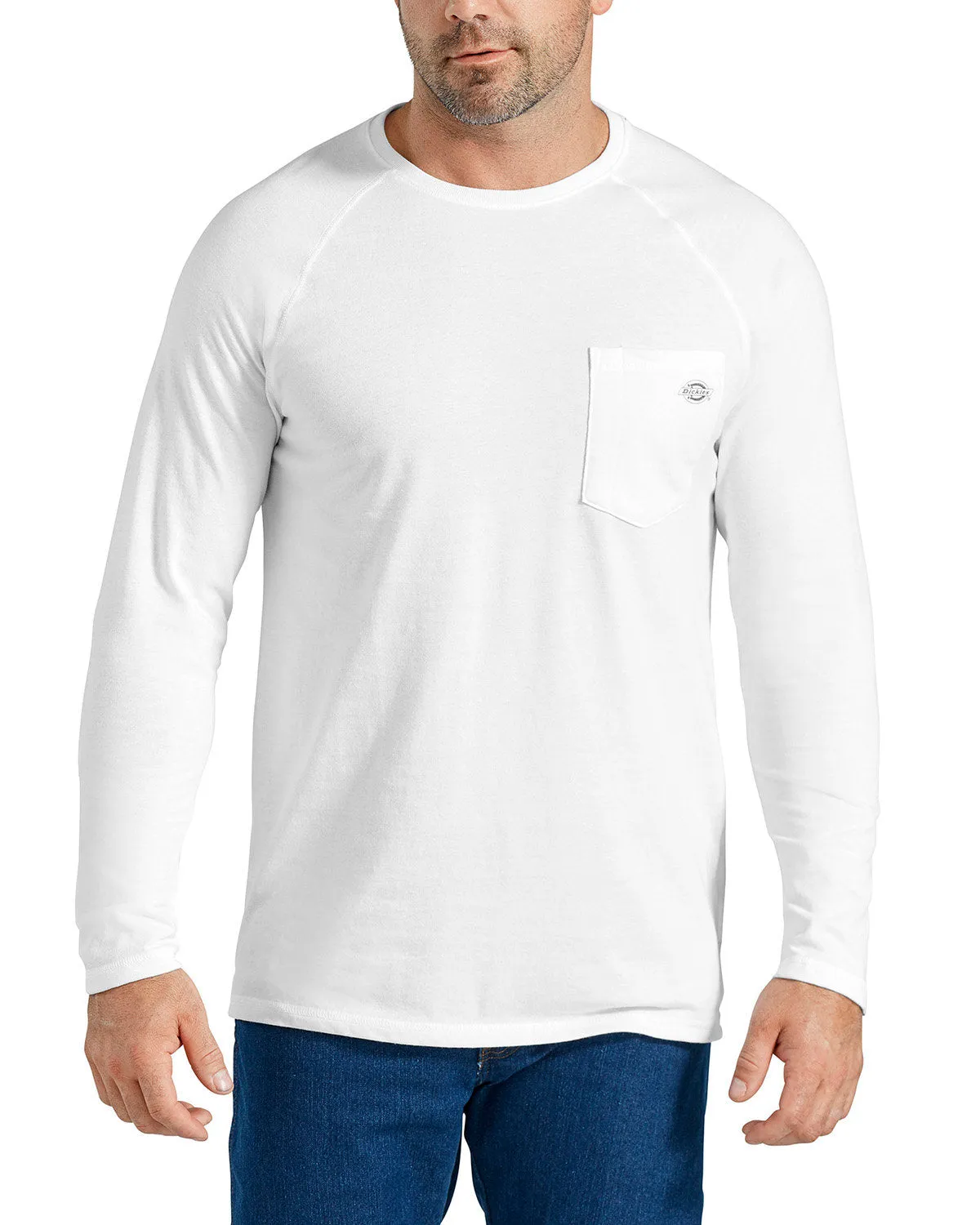 Dickies Men's Tall Temp-iQ Performance Cooling Long Sleeve Pocket T-Shirt