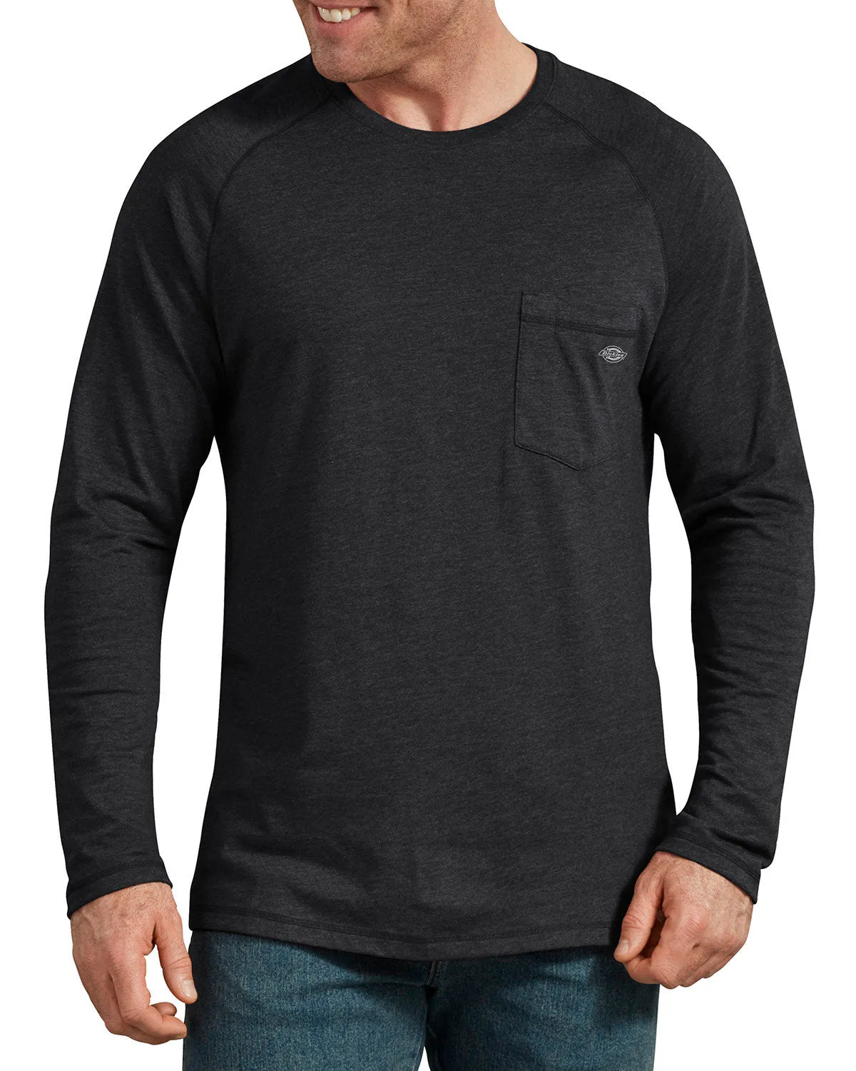 Dickies Men's Tall Temp-iQ Performance Cooling Long Sleeve Pocket T-Shirt