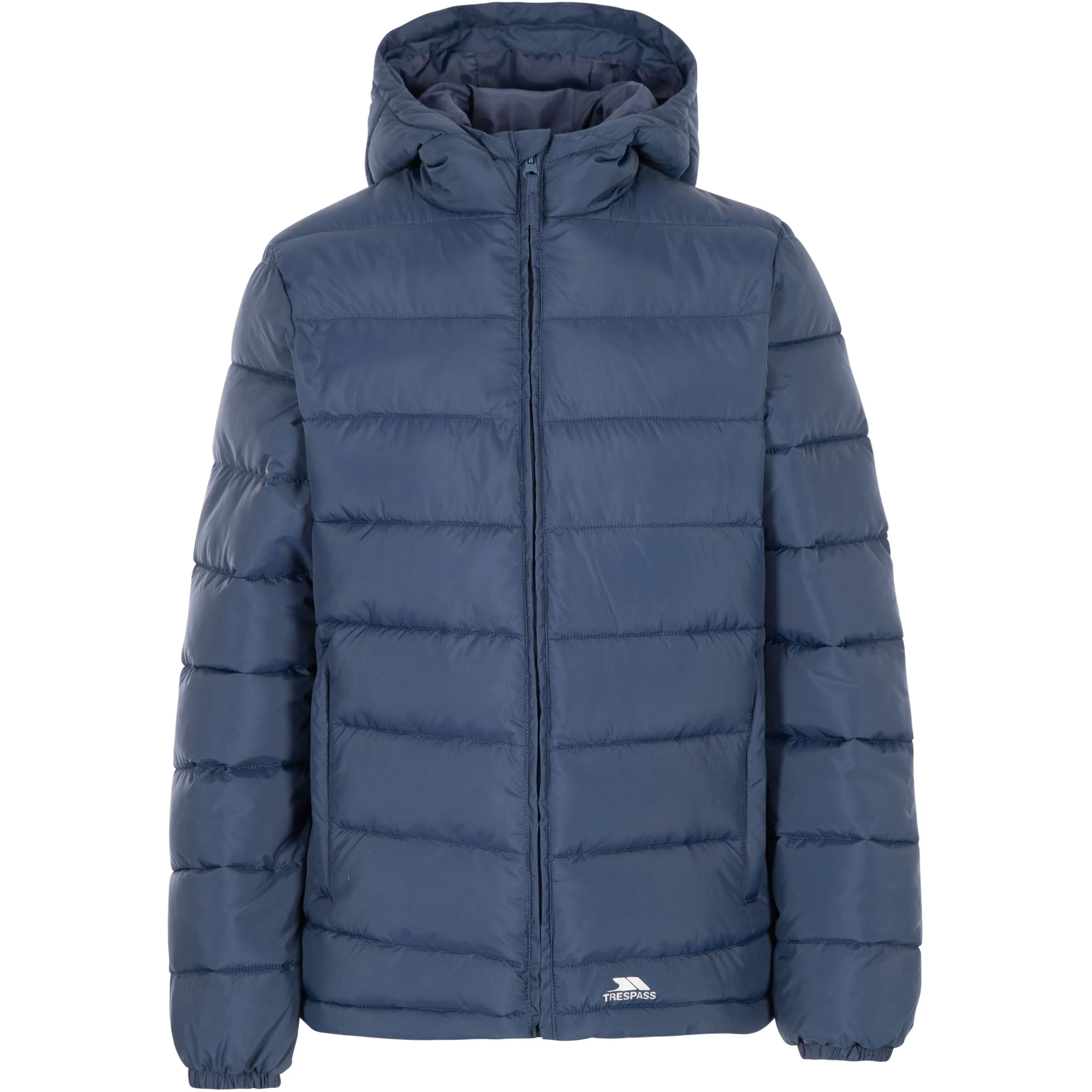 Elegant Women's Padded Jacket in Navy