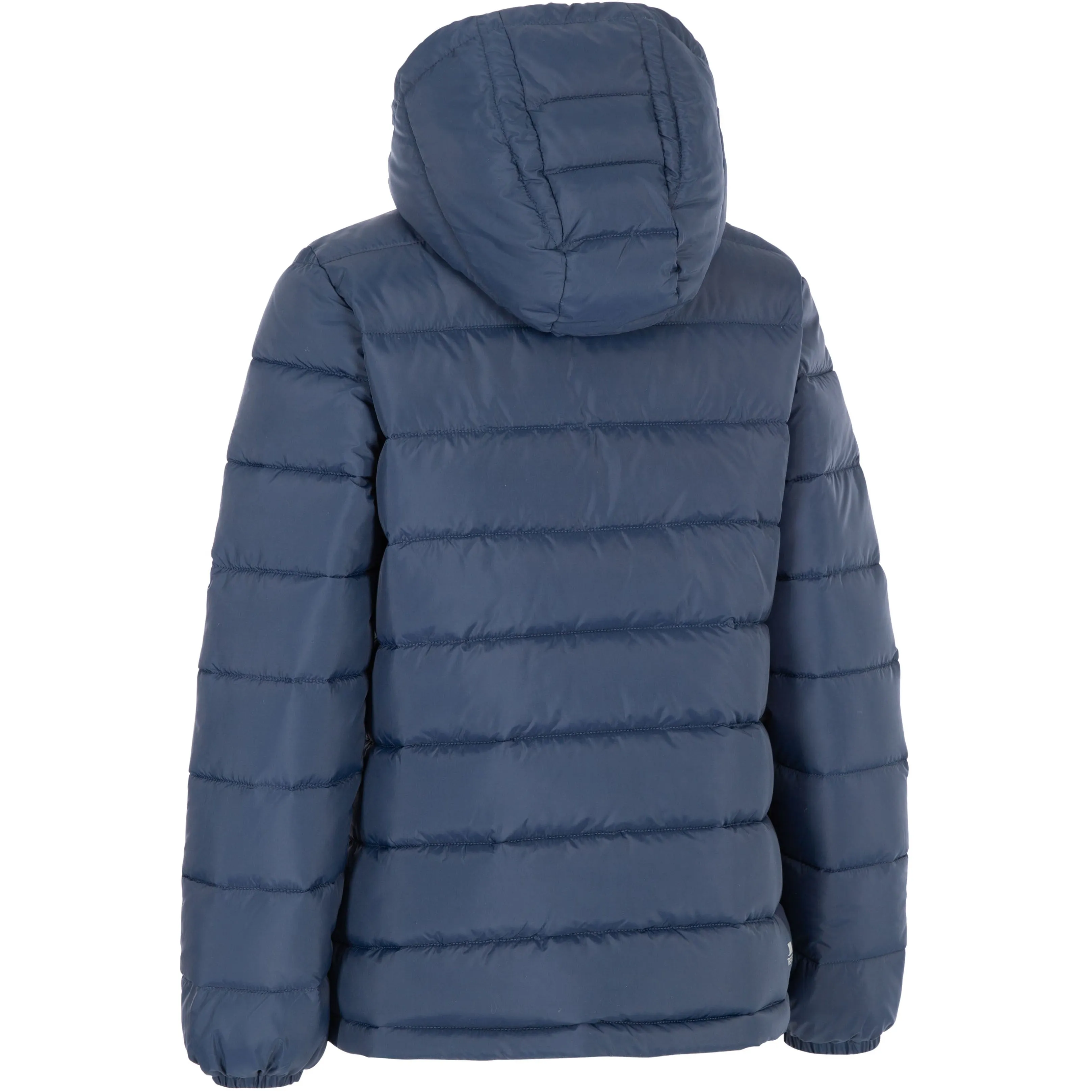 Elegant Women's Padded Jacket in Navy