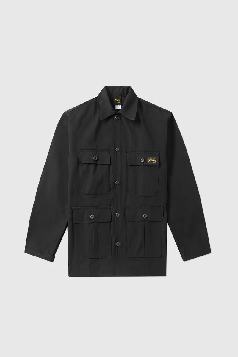 Four Pocket Jacket - Black Ripstop