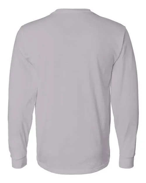 Fruit of the Loom Men's HD Cotton Long Sleeve T-Shirt