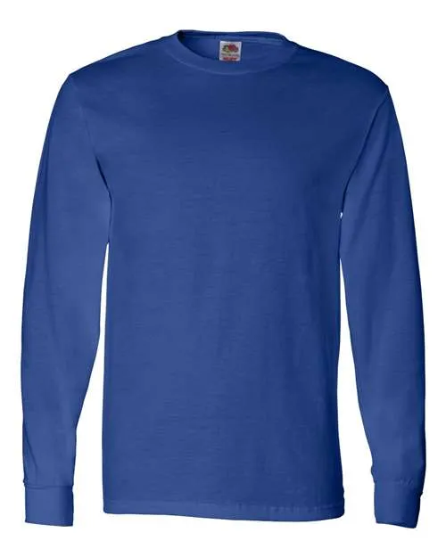 Fruit of the Loom Men's HD Cotton Long Sleeve T-Shirt