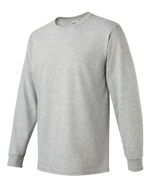 Fruit of the Loom Men's HD Cotton Long Sleeve T-Shirt