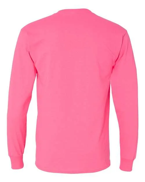 Fruit of the Loom Men's HD Cotton Long Sleeve T-Shirt