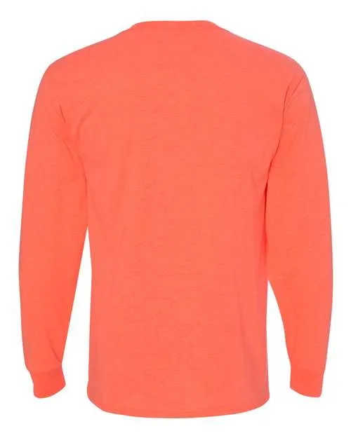 Fruit of the Loom Men's HD Cotton Long Sleeve T-Shirt