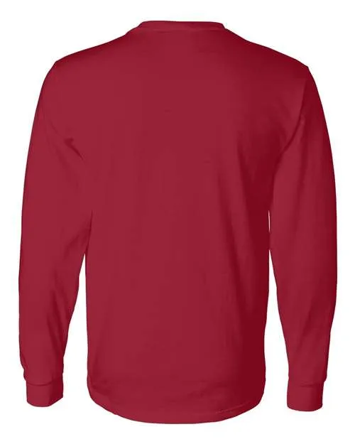 Fruit of the Loom Men's HD Cotton Long Sleeve T-Shirt