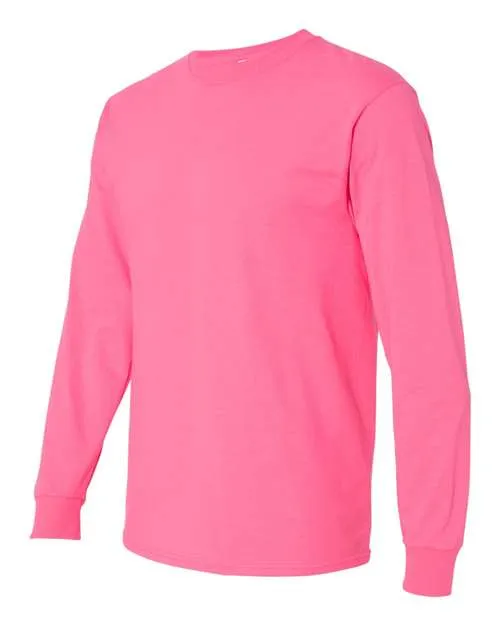 Fruit of the Loom Men's HD Cotton Long Sleeve T-Shirt