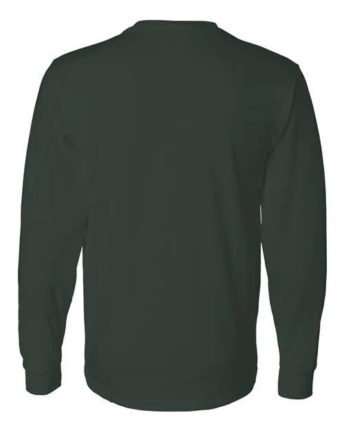 Fruit of the Loom Men's HD Cotton Long Sleeve T-Shirt