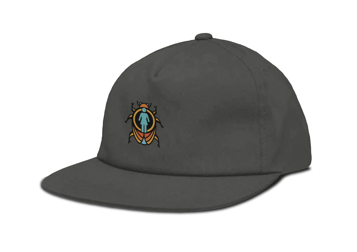 Girl Beetle Boss 5-Panel Cap Graphite