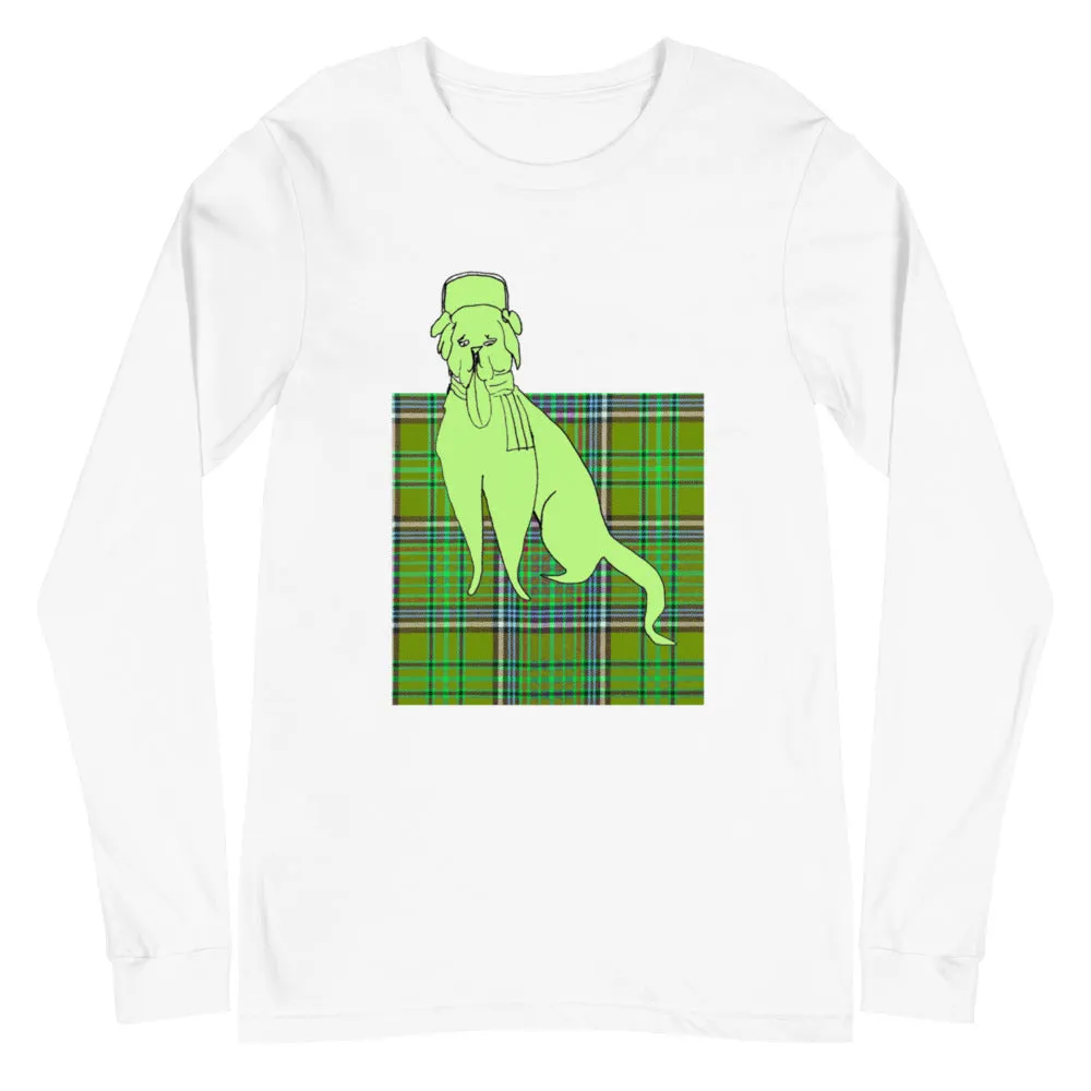 Green doggy  Unisex Long Sleeve Tee