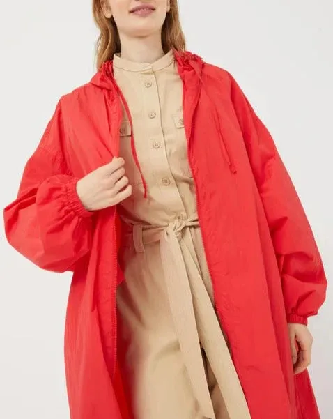 Heather Long Jacket in Poppy