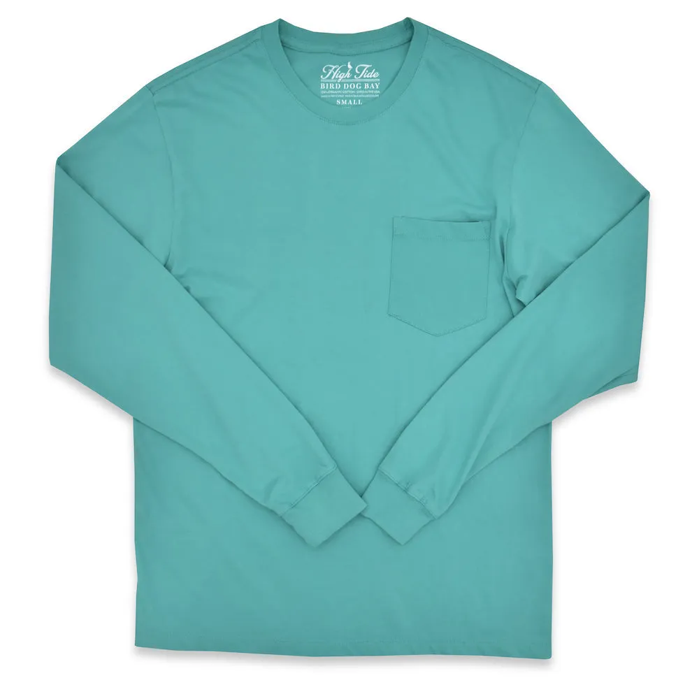 High Tide: Long Sleeve T-Shirt - Seafoam