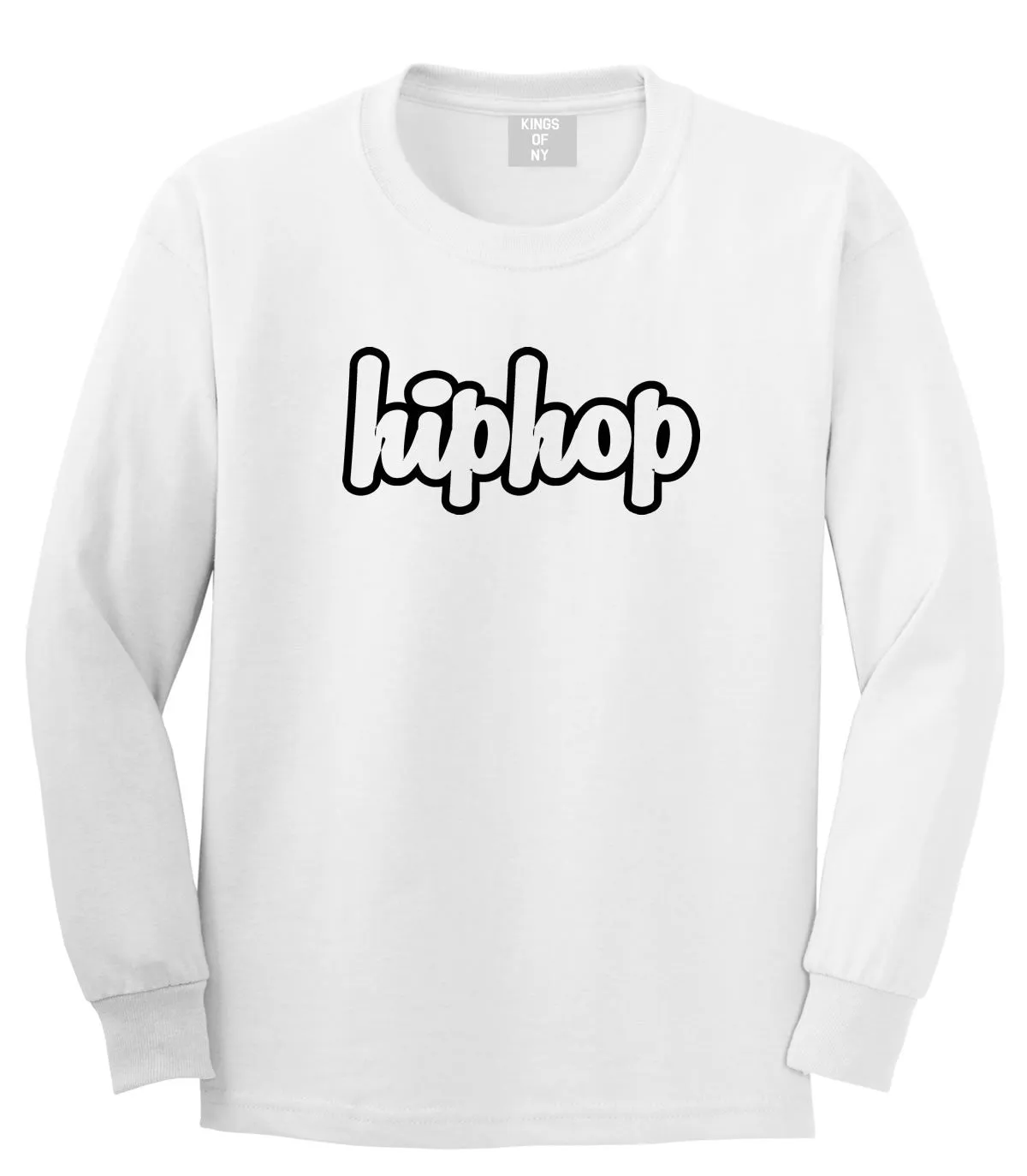 Hiphop Outline Old School Long Sleeve T-Shirt