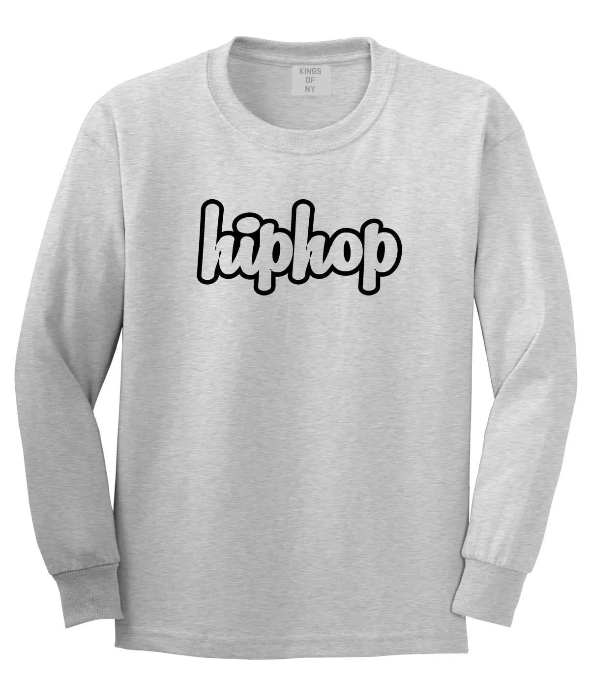 Hiphop Outline Old School Long Sleeve T-Shirt