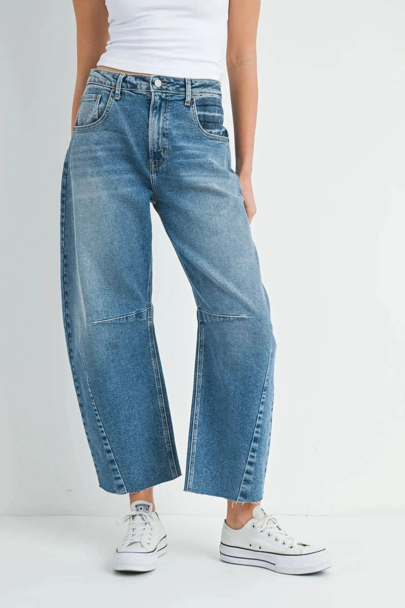 JBD Barrel Jean With Seams