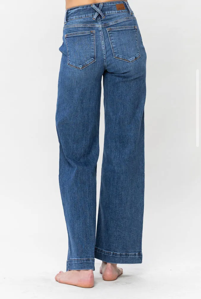 Judy Blue THE girl Wide Leg Jeans