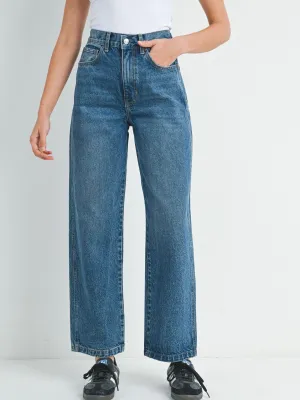 Just Black Denim : Relaxed 90's Straight Jean