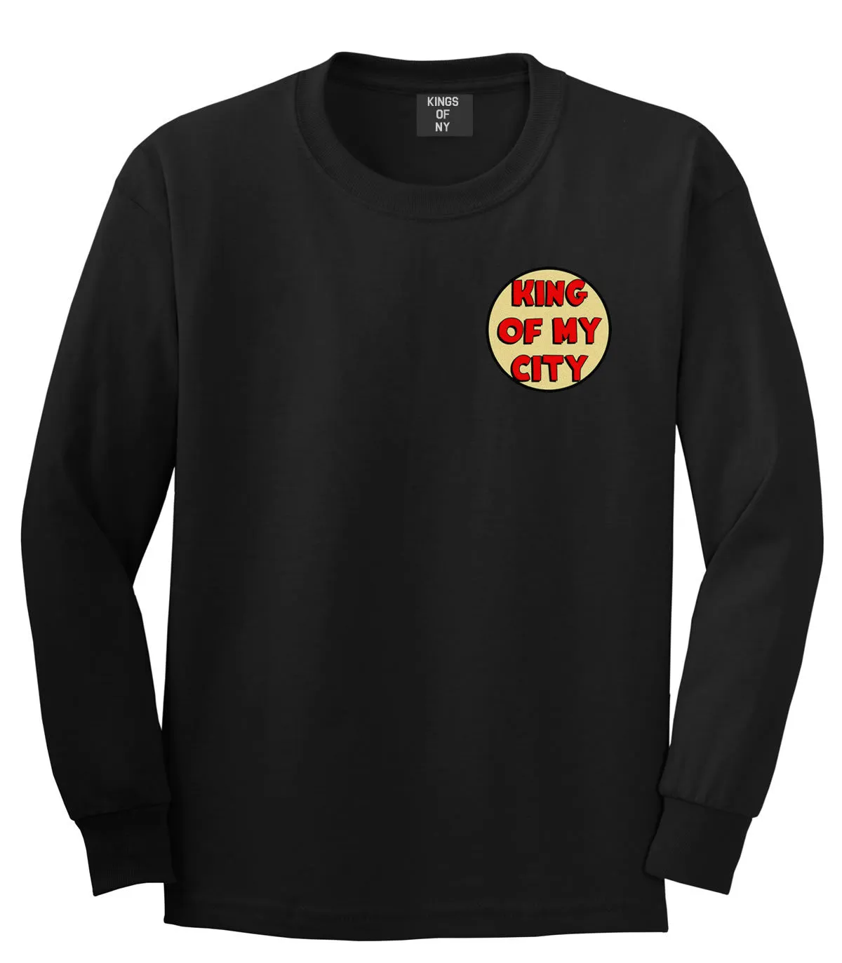 King Of My City Chest Logo Long Sleeve T-Shirt