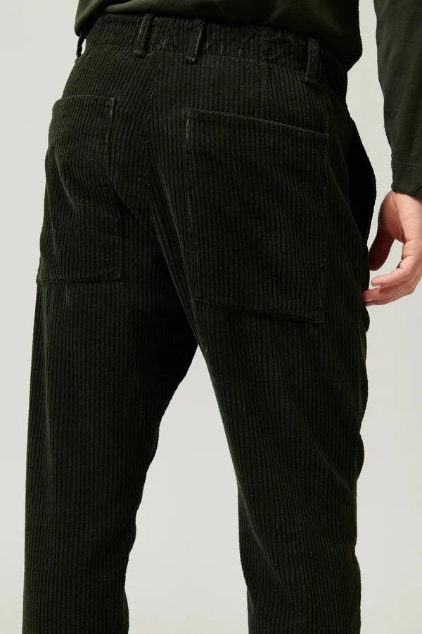 Loose-fit jogging trousers in corduroy - Musk