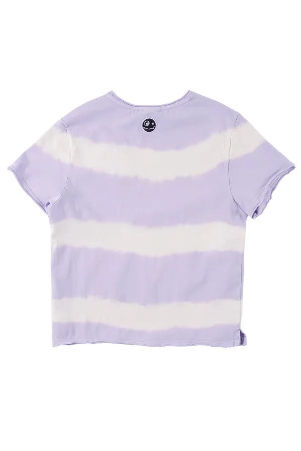 LOUD APPAREL ECRU/LAVENDER REVIVAL TSHIRT