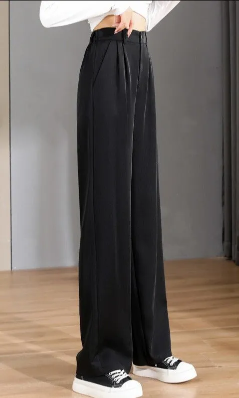 New high waist loose wide leg pants