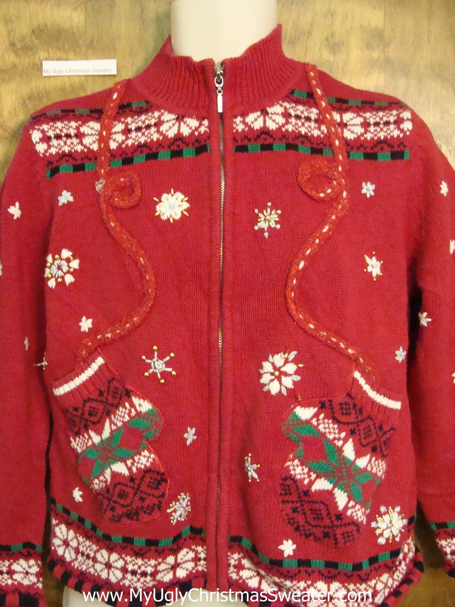 Nordic Mittens Ugliest Bad Christmas Sweaters