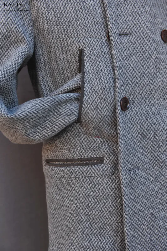 Norton Peacoat -Soft Retro Wool - M