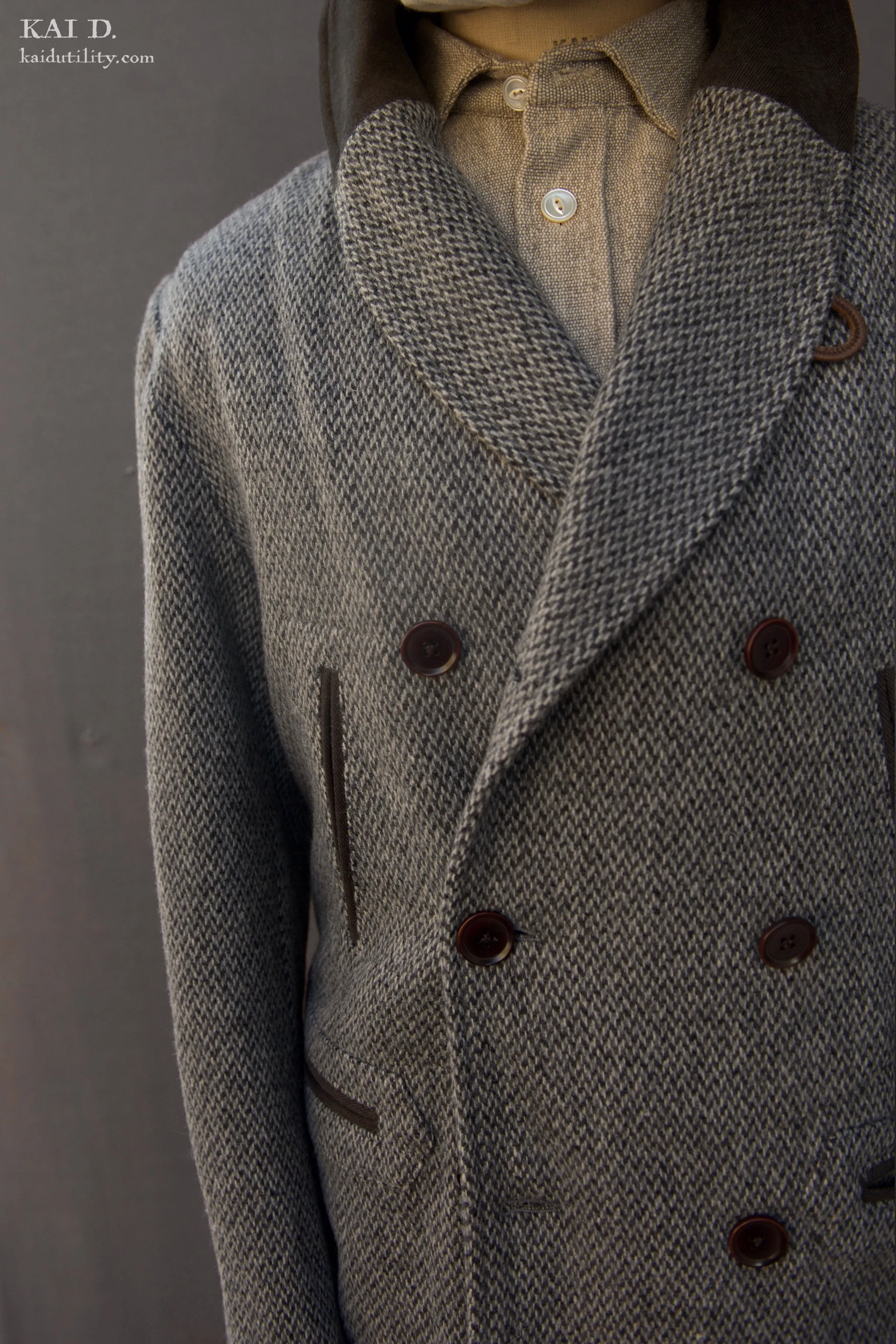 Norton Peacoat -Soft Retro Wool - M