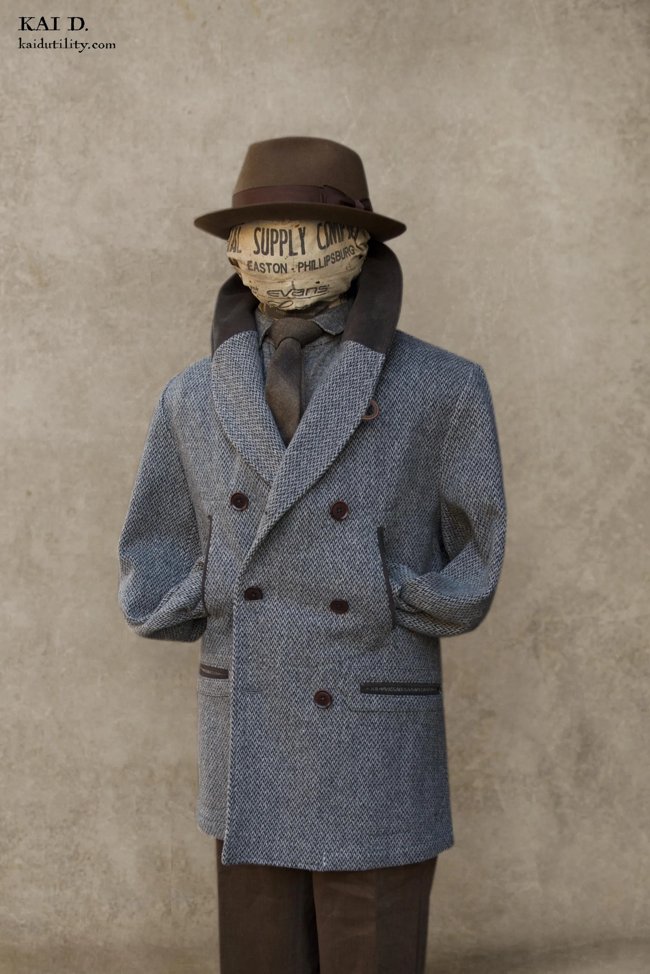 Norton Peacoat -Soft Retro Wool - M