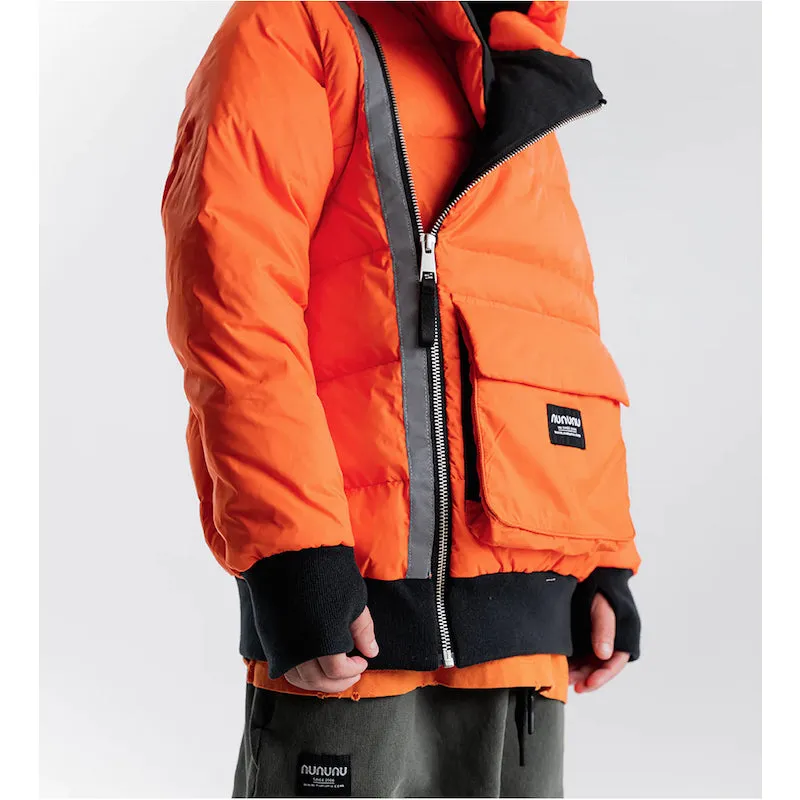 NUNUNU Detachable Sleeves Down Jacket