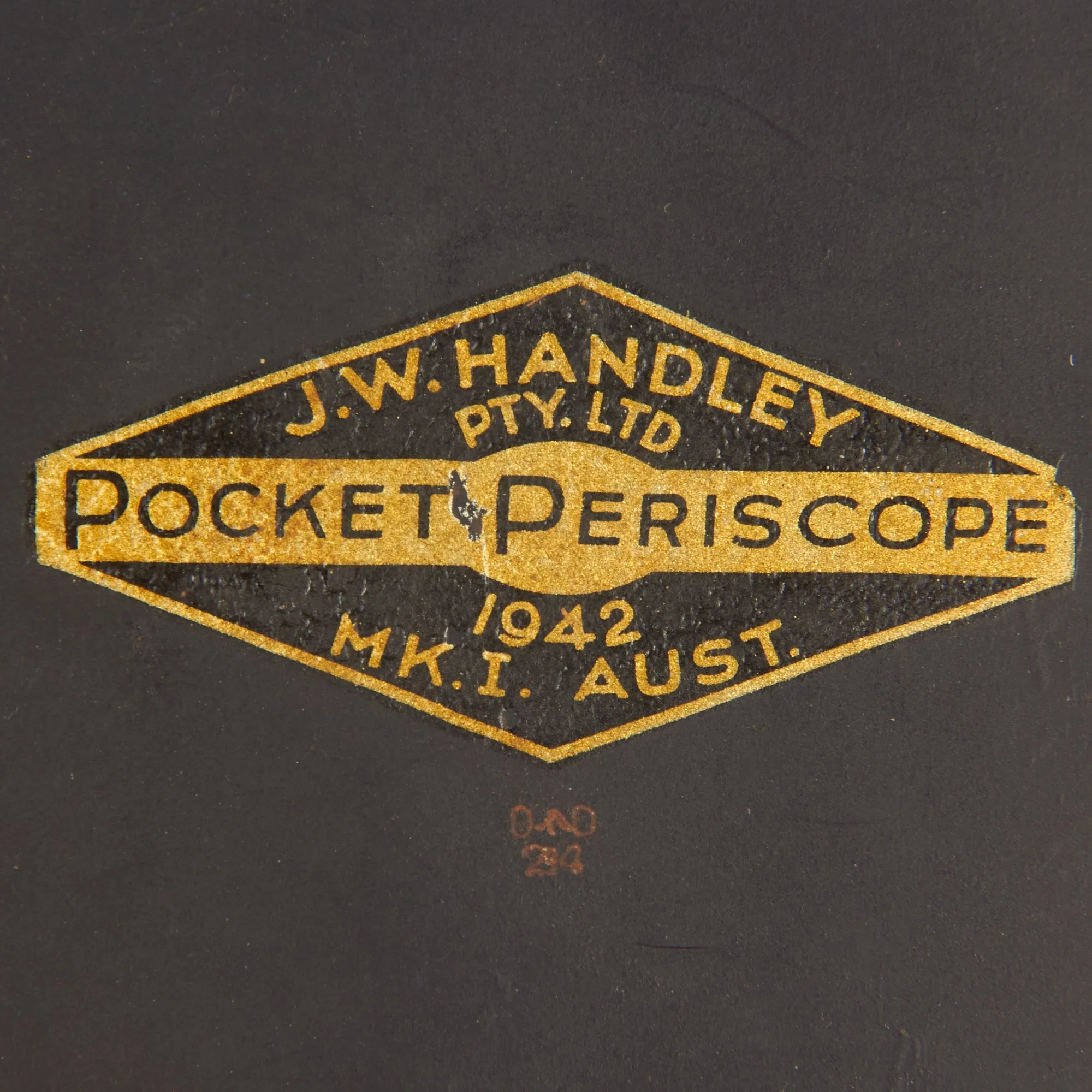 Original Australian WWII Pocket Periscope by J.W. Handley With Case - Dated 1942