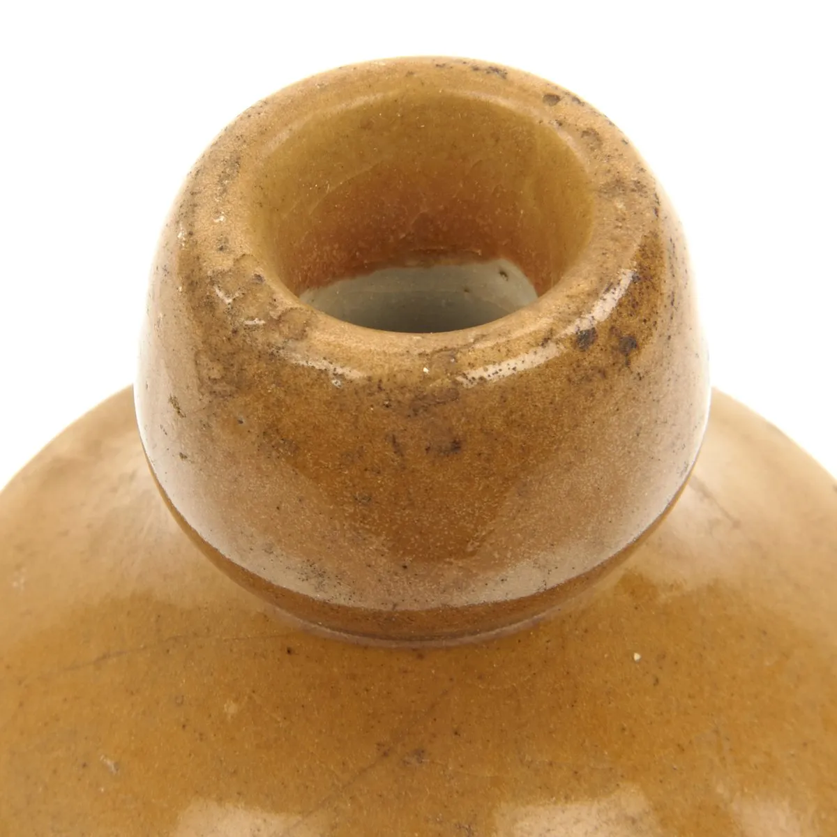 Original British Earthenware Bottle found in WWI Trench - Marked Davies & Shepheard