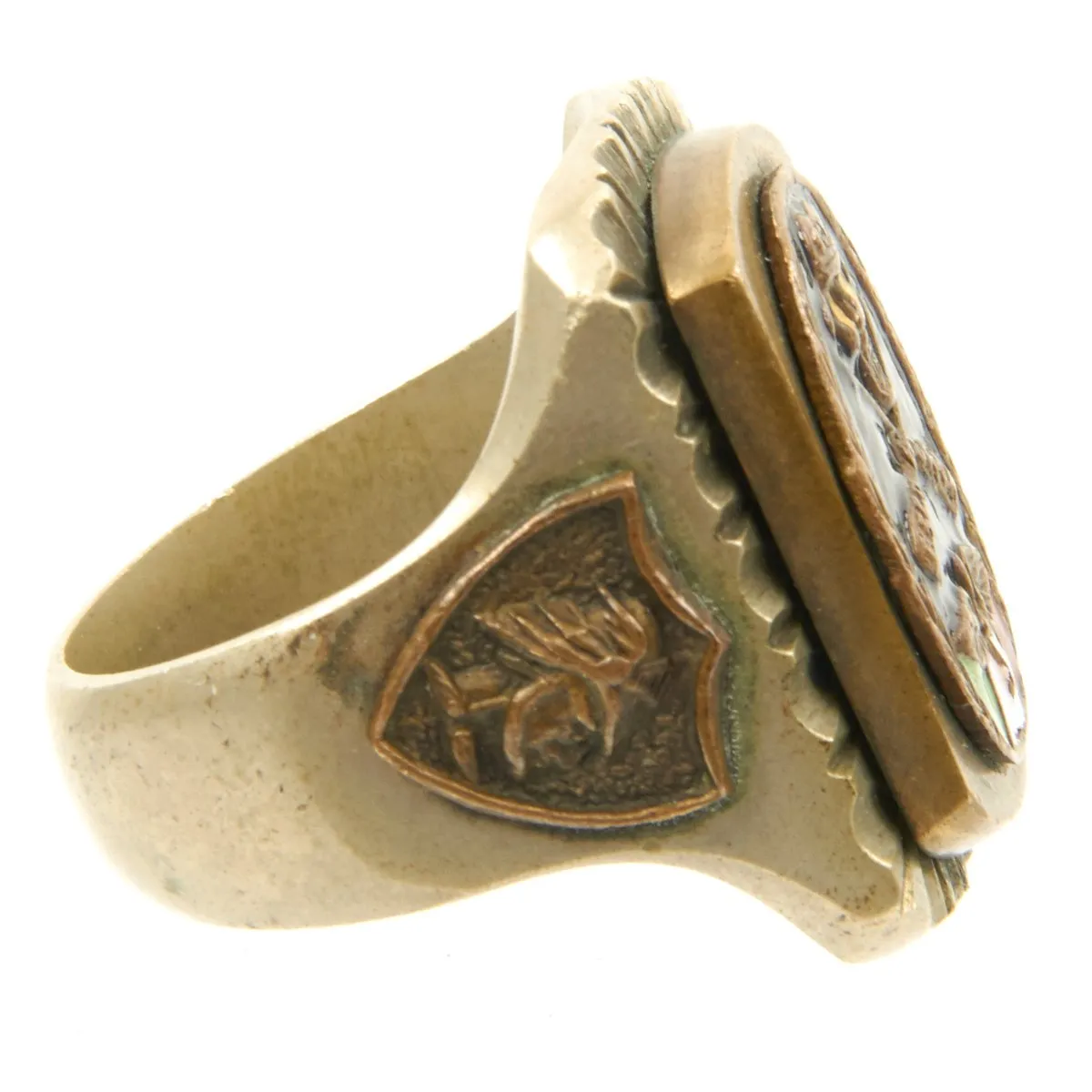 Original U.S. Aviation Section Signal Corps Trench Art Ring