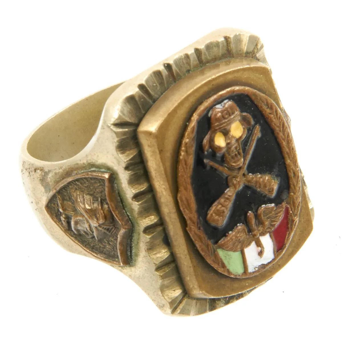 Original U.S. Aviation Section Signal Corps Trench Art Ring